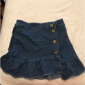 Denim Skirt (L)